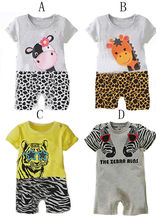 2016 baby autumn summer romper clothing sets newborn cartoon animal kids rompers boy girl children romper wholesale retail