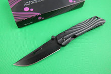 ROCKSTEAD HIZE 1204 hunting tactical survival knife 5CR13MOV blade all steel handle pocket folding knives camping