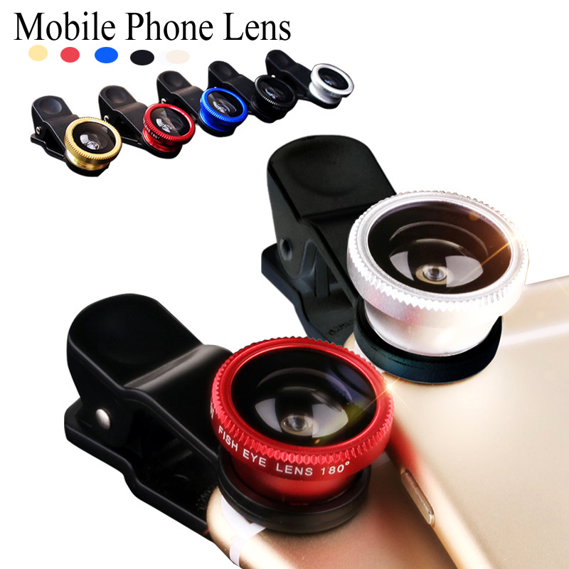 For samsung galaxy J1 J2 J3 J5 J7 fisheye macro wide angle 3 in 1 universal