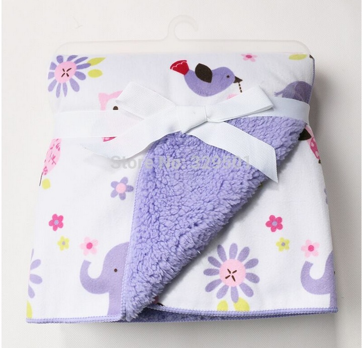 Free Shipping Carters Blanket Coral Fleece Baby Blanket Super Soft Bedding baby sleeping blanket Factory Sales size 76*102CM