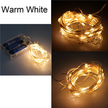 Best Price 5M 50 LED String Fairy Light Battery Operated Xmas Party Home Decoration Warm White Cold White