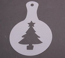 Snow Cappuccino Coffee Barista Stencils Coffee accessories Tools 8pcs set