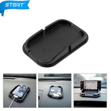 Black Car Dashboard Sticky Pad Mat Anti Non Slip Mobile Phone GPS Holder Stand Interior Items Accessories Hot ZJ10