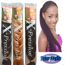82″ 25 Colors Expression Braid 165G Ultra Kanekalon Expression Braiding Hair Synthetic Crochet Box Braids Hair Jumbo