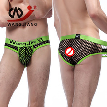 Sexy Men Underwear Breathable Mesh Mens Nylon Briefs Comfortable Mens Silk Bikini Underwear Fashion Cueca Ropa Hombre Jockstrap