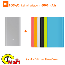 Original Xiaomi Power Bank 5000mAh Ultra Slim Powerbank 5000 External Battery Charger for Xiaomi Mi4 Mi3 Redmi iPhone 6 5s iPad