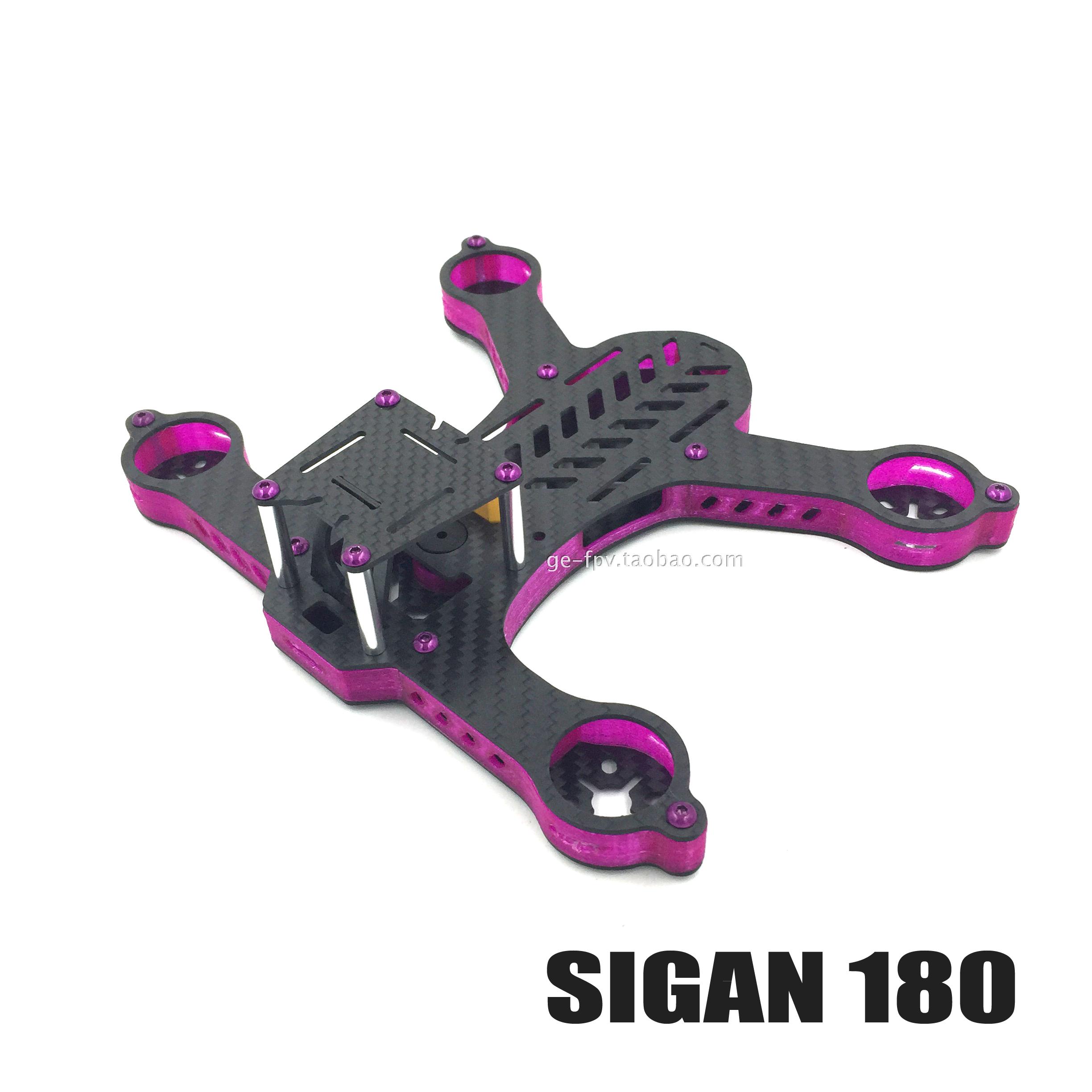 Free Shipping QAV Sigan 180 GE FPV Krieger FPV Quadcopter FramePCB GE FPV XT60 Kit Rack