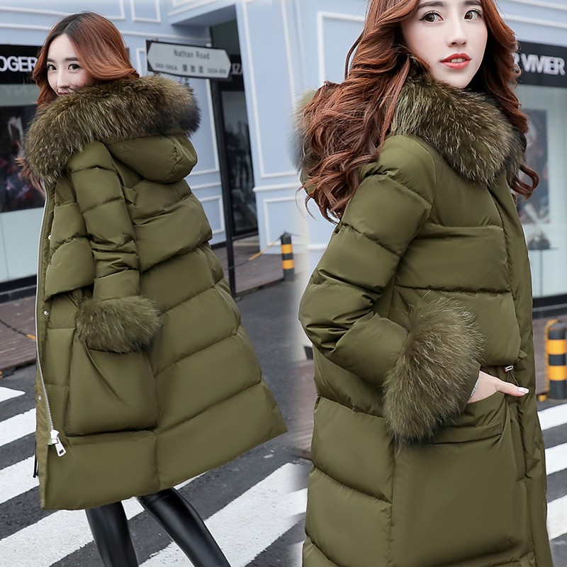 15 Winter White Duck Down Coats for Women X-Long Style Warm Parka Jacket With Fur Collar Winter Down Coat Plus Size Down Jacket 1