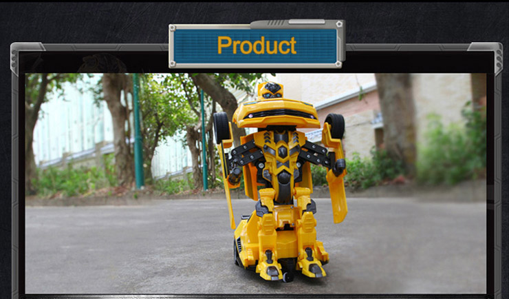 Jia Qi TT661 Robort Bumblebee Transformation Remote Control Car 
