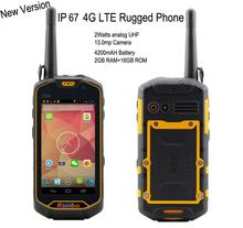 Runbo Q5 VHF UHF Walkie Talkie font b Smartphone b font IP67 Waterproof 4G LTE 4