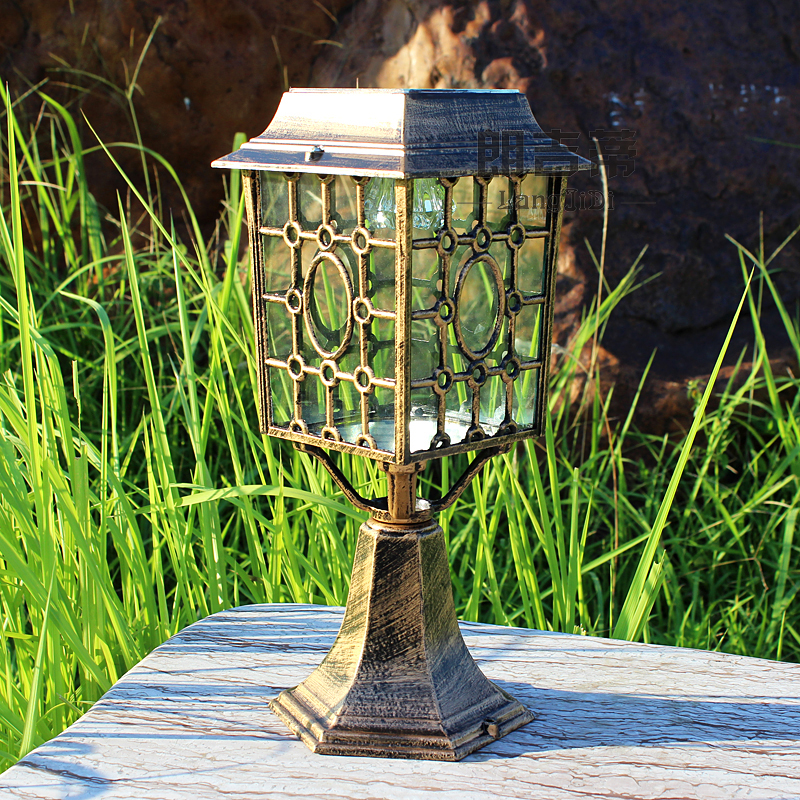 Solar lights outdoor lamp post caplights wall light the door lamp outdoor garden lamp garden ...