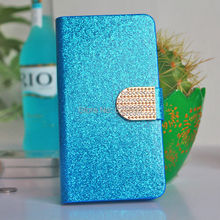 Flip Case Lenovo A706 Rhinestone Cell Phone Case Cover With Stand and card slot
