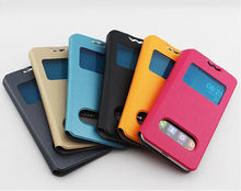 New 360 Rotating Stand Flip Double View Window Leather Cover For VKWorld vk6735 Case Phone Cases Accessories 6 Colors