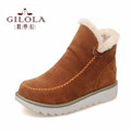 new 2016 ashion ankle flats warm snow fur inside women boots women s shoes woman autumn