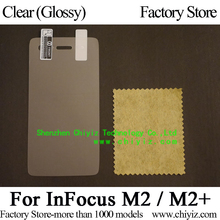 Clear Glossy Screen Protector Guard Cover protective Film For InFocus M2 / M2+