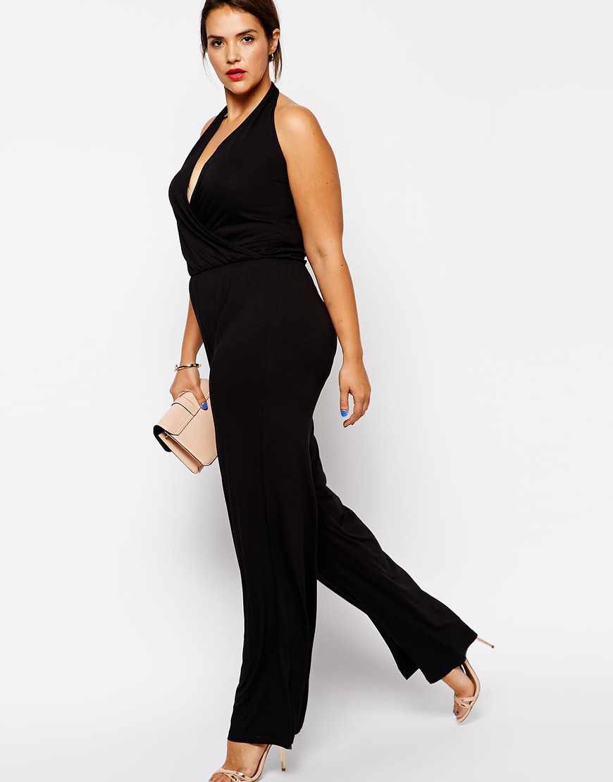 plus size black jumpsuit