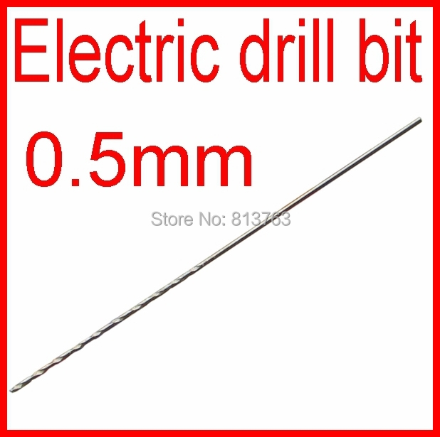 Small Electric Drill Bit Straight Shank Twist Drill Diameter 0 5mm