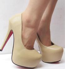 Sexy 14cm High Heels Women Platform Pumps New Fashion Wedding Party Shoes Plus Size 34 43