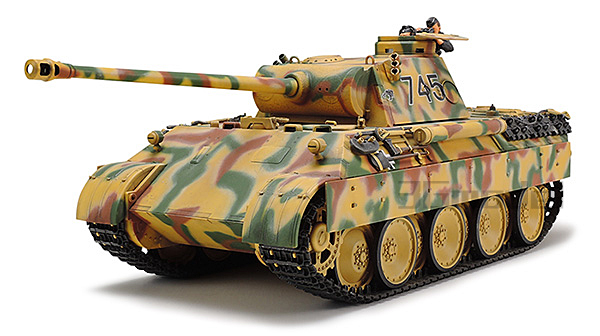 Tamiya 1/35 German Panther tank model 35345 D Medium Tank Kursk