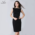 Mashalando Elegant Business Office Pencil Dress Black Summer Women Dresses Vestidos Oficina Mujer 2017 Backless Dress