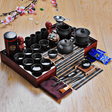 Drinkware Yixing purple sands tea sets cooking tools tea pot/cup wood tray
