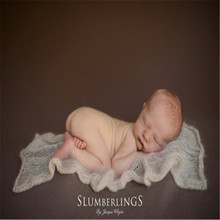 2016 New Arrival Mohair baby photography props Newborn Photography Wraps Handmade Flower Headband Baby Photo props
