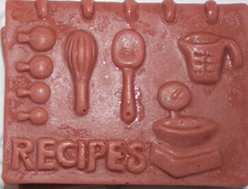 RECIPES Craft Art Silicone Soap mold Craft Molds D...