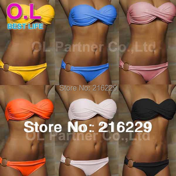 Newest Summer Sexy Bikini Women Swimwear Fashion Occidental Secret Beach Swimsuit 10 Colors S M L