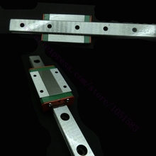 Kossel Mini MGN12 12mm Miniature Linear Rail Slide 1 Set=3pcs 12mm L-400mm rail+3pcs MGN12H carriage for X Y Z Axis 3D Printer