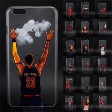 new NBA star basketball player phone case for iphone 5 5s 6 plus Jordan 23 james harden curry hard PC back cover coque fundas