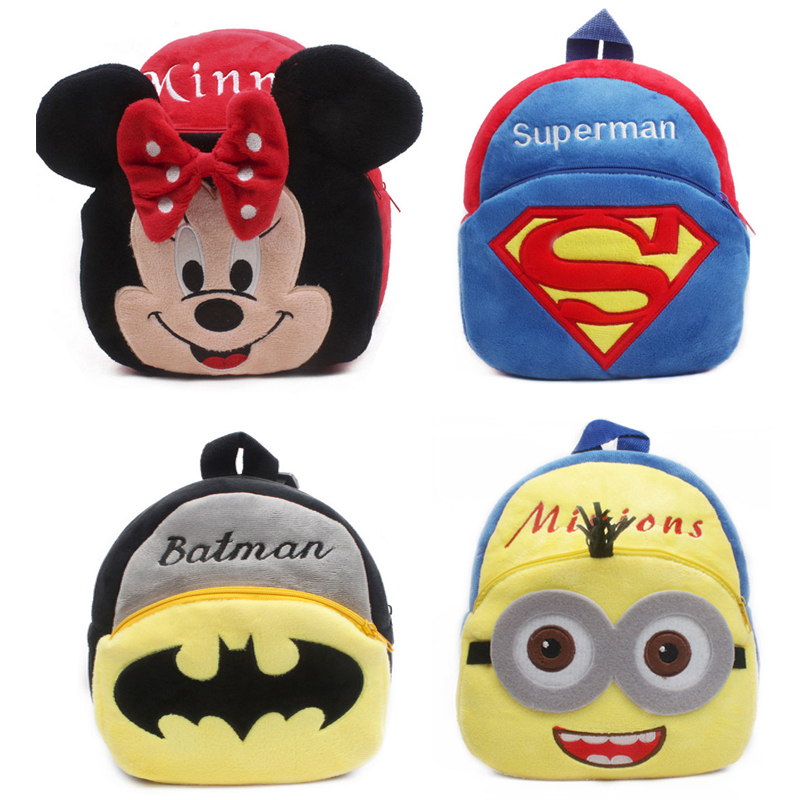 Plush Cartoon Kid School Backpack For Child School...