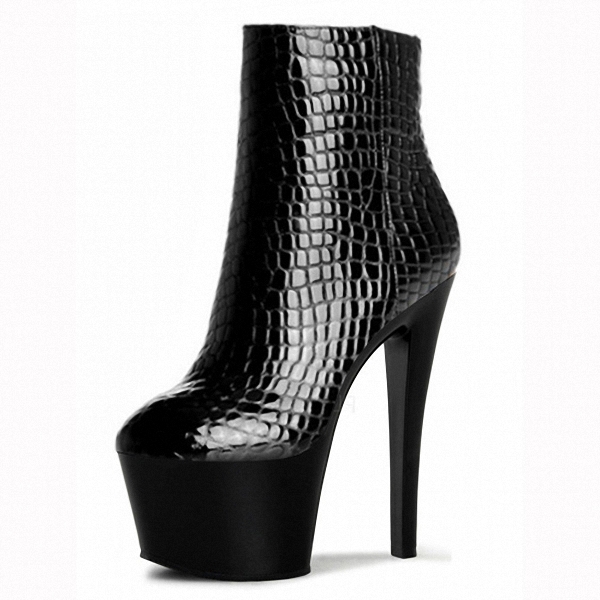 8 inch spiked platform heel play with double squirt 2