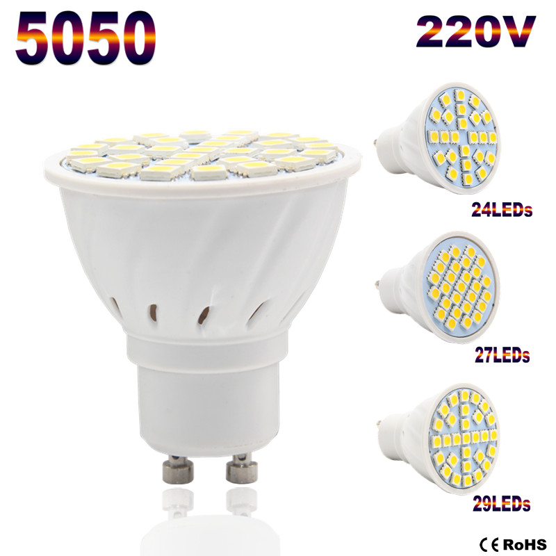 NEW Lampada LED Lamp E27 Refletor 220V SMD 5050 Ampoule LED Spotlight GU10 Bombillas LED Bulb Spot light Lamparas MR16 candle