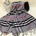 2016 Womens Scarf Long Fashion Casual Warm Cashmere Shawl Plaid Scarf Knitted Scarf Women Winter Scarves