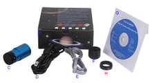 Venta directa de la fábrica, ce, ISO alta velocidad USB2.0 1.2 M píxeles telescopio astronómico guiding soporte de la cámara XP / Vista / W7 / W8 / MAC