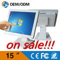 Desktop computer 15 inch intel C1037U 1 8GHz touch screen 1024x768 all in one PC with