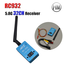 2016Professional 5.8G Wireless FPV RX Receiver 5.8GHZ 32CH Video Receiver RC932 FPV TX Transmitter vs RC832 RC305 for DIY Drones