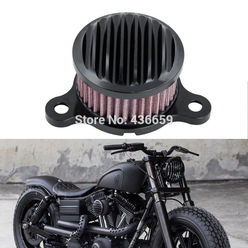 Black Air Cleaner Intake Filter Kit For Harley Sportsters XL883 XL1200 2004 2005 2006 2007 2008
