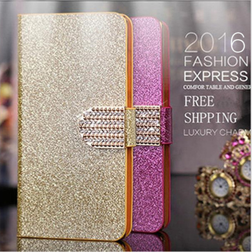 Luxury Glitter Rhinestone font b Phone b font Case For LG Optimus L9 II L9II D605
