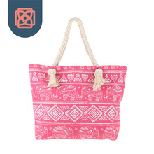 Woman Bags 2016 Bag Handbag Fashion Handbags Canvas Totes Pink Beach Bag