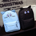 2016 New Preppy Style Backpack Sailor Moon Canvas Cat Backpack Cute Shoulder Bag School Backpack For
