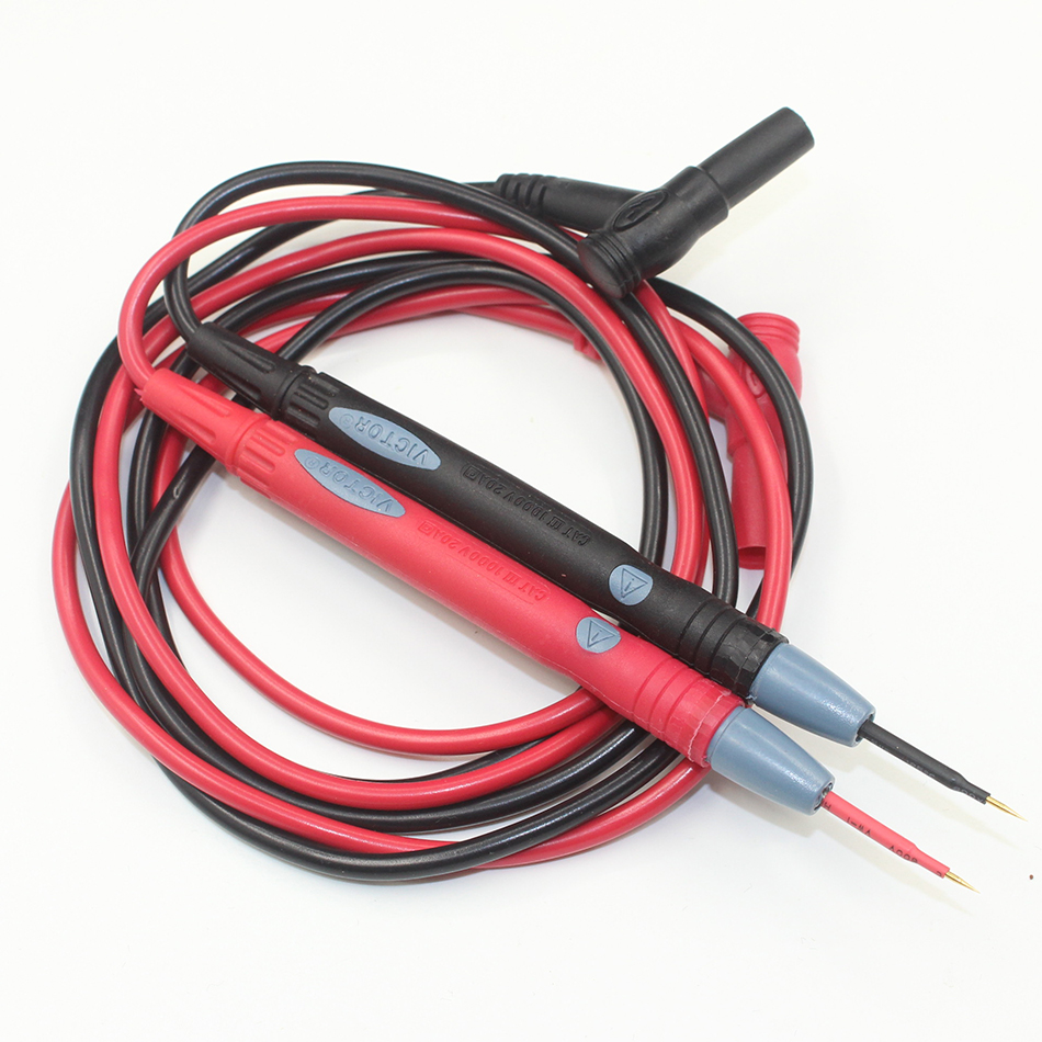 Фотография 10 pairs/lot 1000V 20A Needle Point Multi Meter test probe / lead for digital multimeter for UNI-T / Victor / MASTECH