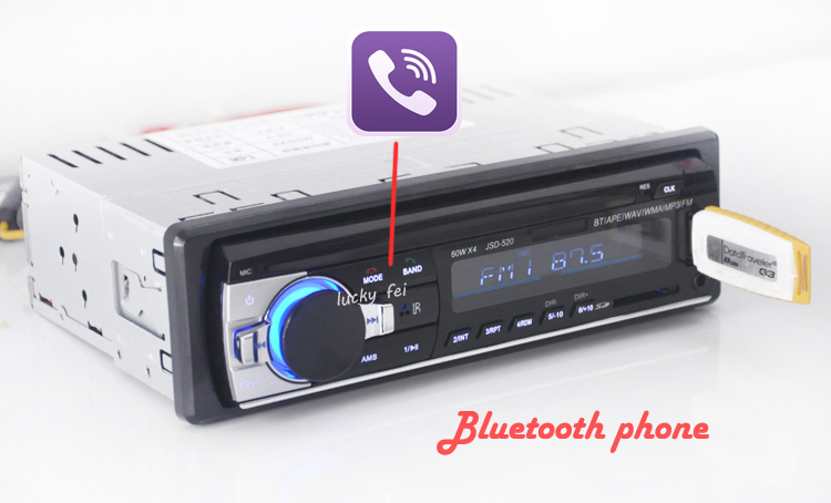 Car Radio Stereo Player Bluetooth Phone AUX-IN MP3 FM/USB/1 Din/remote control For Iphone 12V Car Audio Auto 2016 Sale New Car Radio Stereo Player Bluetooth Phone AUX-IN MP3 FM/USB/1 Din/remote control For Iphone 12V Car Audio Auto 2016 Sale New