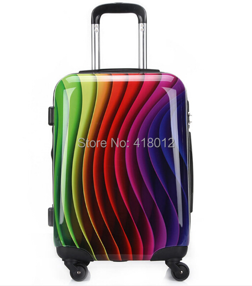 rainbow suitcase