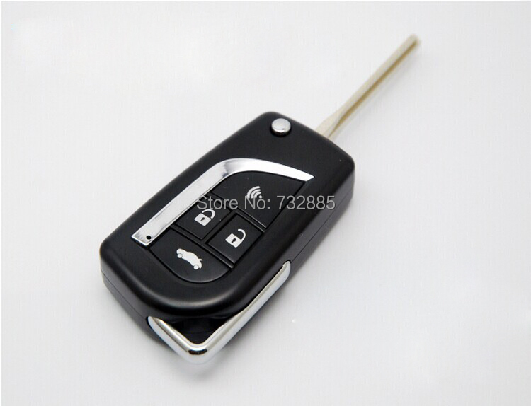 Toyota Camry Modified remote key shell 4 buttons (3 buttons )(2).jpg