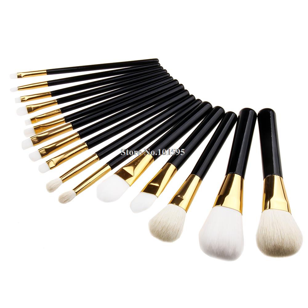 Professional 16Pcs Blending Makeup Brush Kit Professional Cosmetic Goat Hair Brush Set Make up Brushes Tools