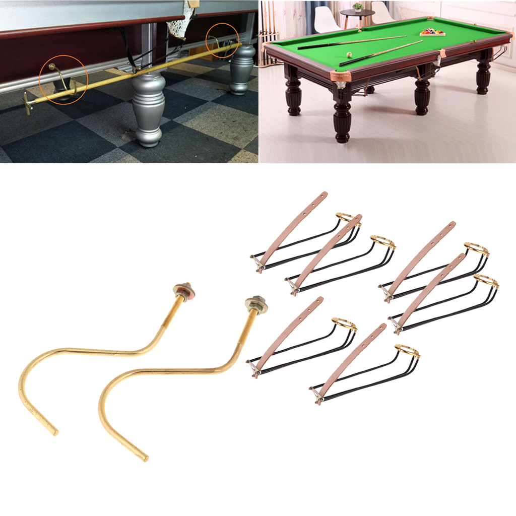 Details about   6pcs Kids Pool Cotton Table Net Pockets Brass Irons Bracket 4 Cornor 2 Side 