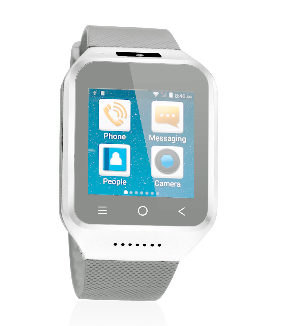 Dual Core Wrist Consumer Electronics Android 4 4 Watch 3G CDMA GSM GPS Casual Smart Watch
