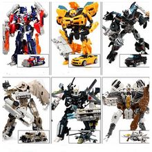12 Style Original Box transformation 4 Optimus Pe Bumblebee Anime Robots font b Figures b font