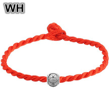 Trendy 2016 Mix Style Men Bracelet Red Rope Chain Beads Bracelets & Bangle Famous Brand Designer Jewelry Unisex Wholesale BC02